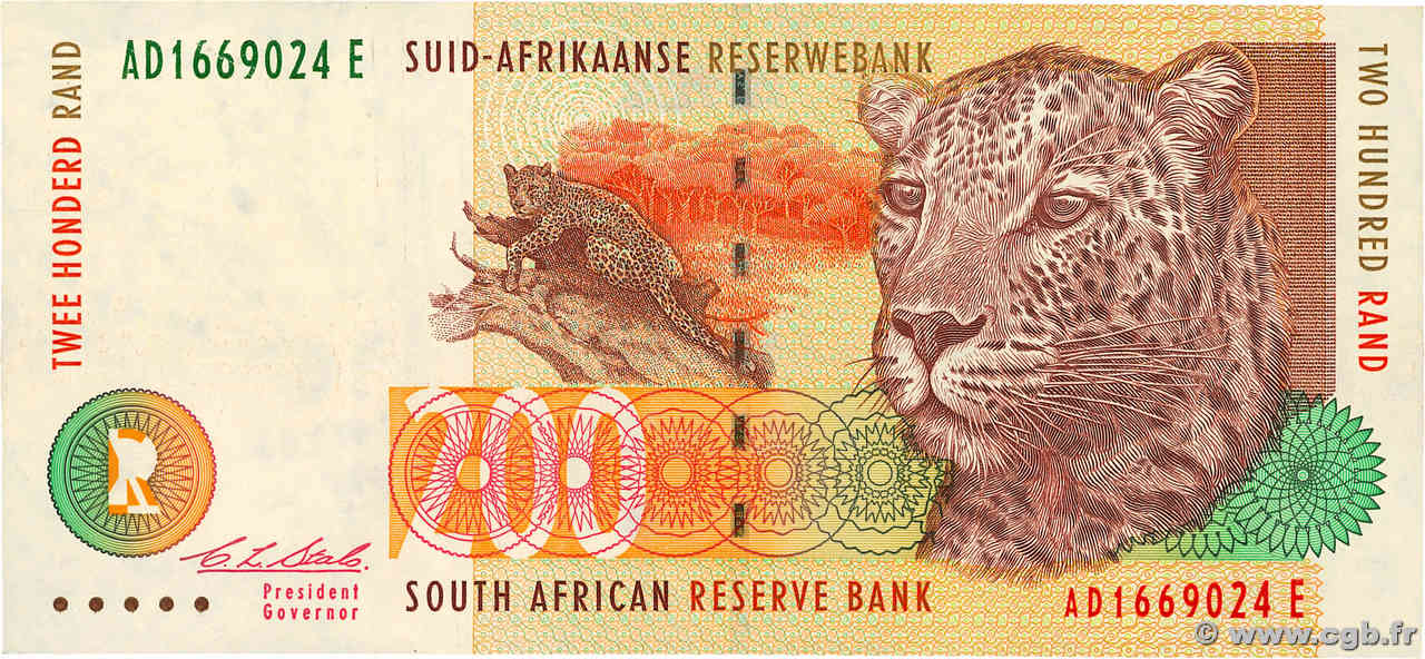 200 Rand SüDAFRIKA  1994 P.127a VZ