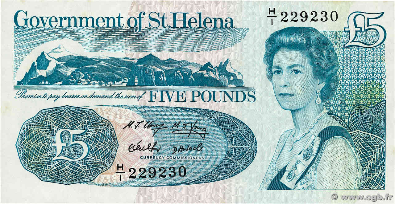 5 Pounds SAINTE HÉLÈNE  1998 P.11a pr.NEUF