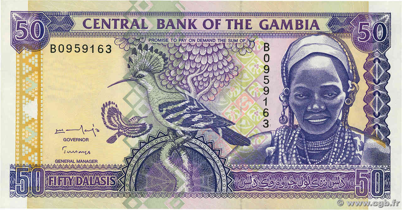 50 Dalasis GAMBIA  1996 P.19a SC