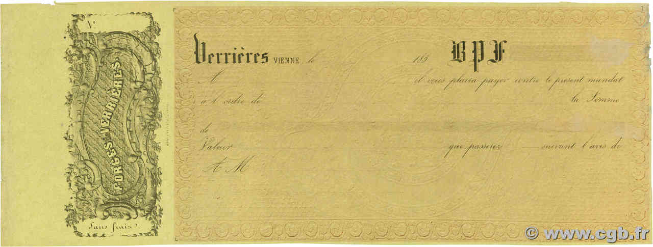 x Francs Épreuve FRANCE régionalisme et divers Poitiers 1850 F.- pr.NEUF