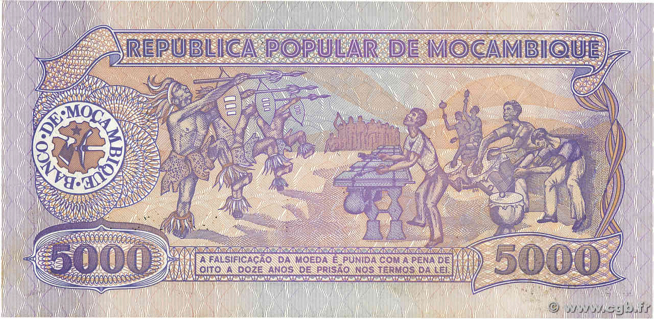 Mozambique 500,000 Meticais Banknote (2004) – UNC, P-142