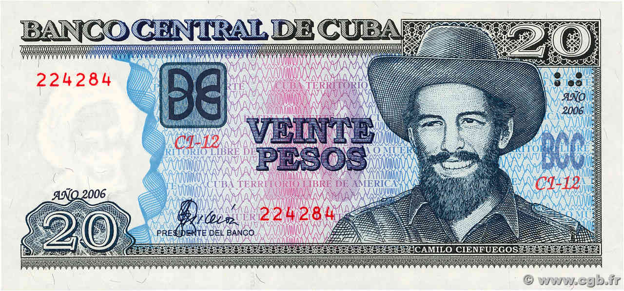 20 Pesos CUBA  2005 P.122c NEUF