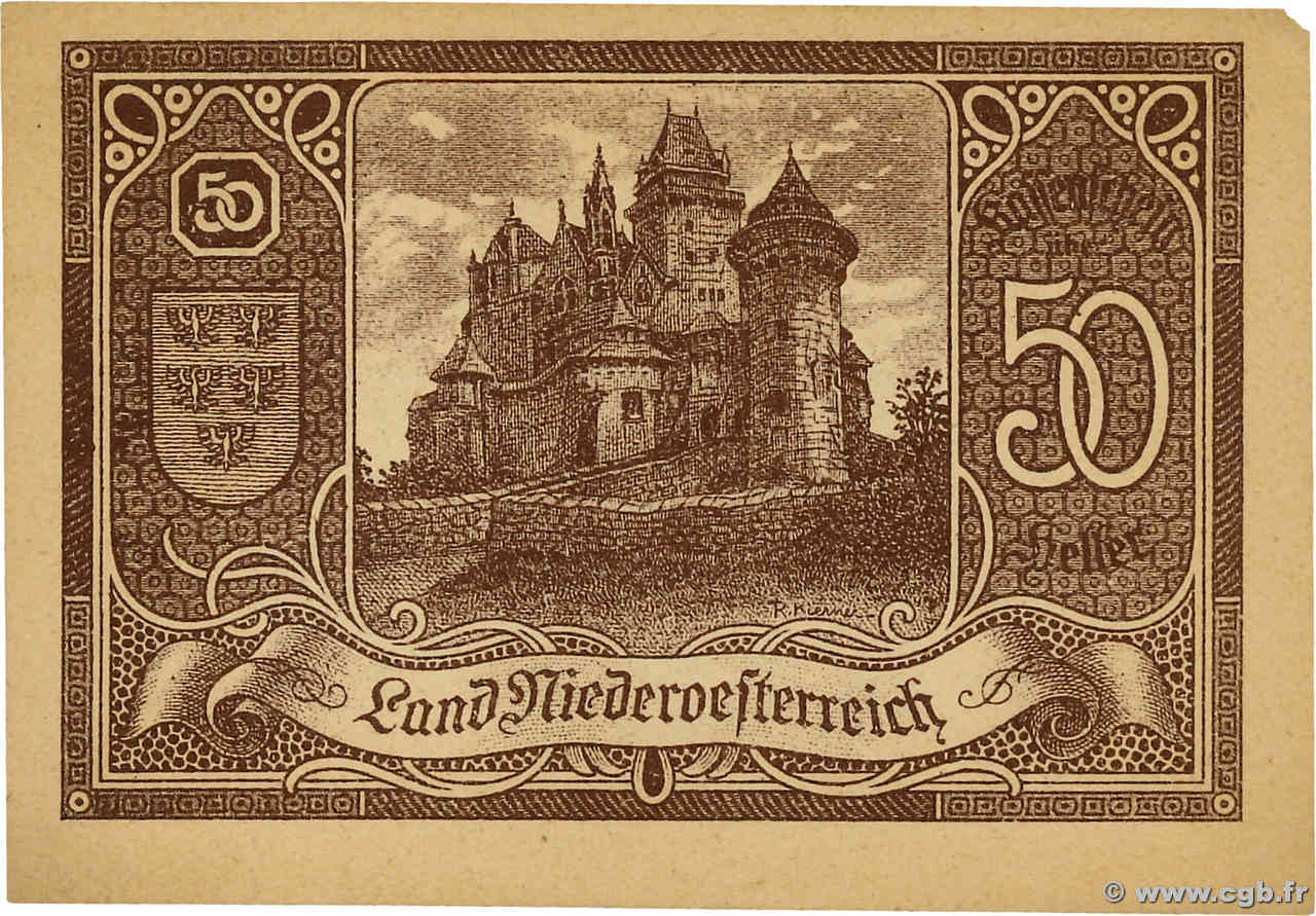 50 Heller AUTRICHE  1920 PS.114a SUP
