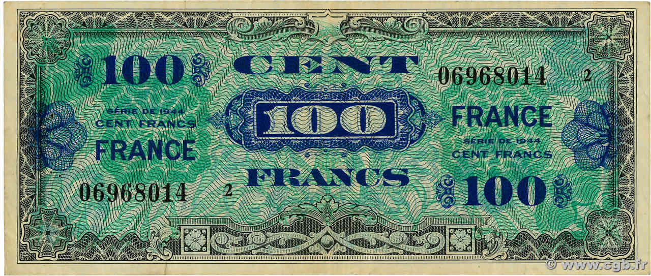 100 Francs FRANCE FRANCE  1945 VF.25.02 pr.TTB