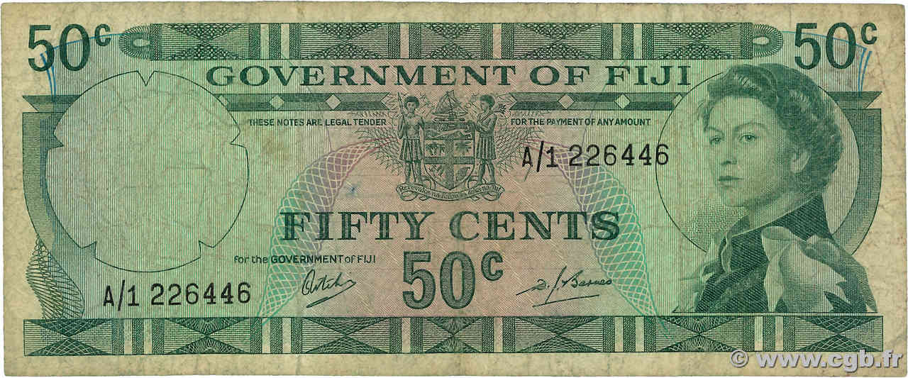 50 Cents FIYI  1969 P.058 RC