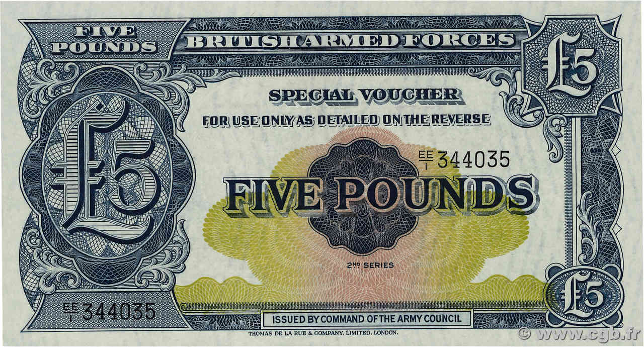 5 Pounds ENGLAND  1948 P.M023 ST