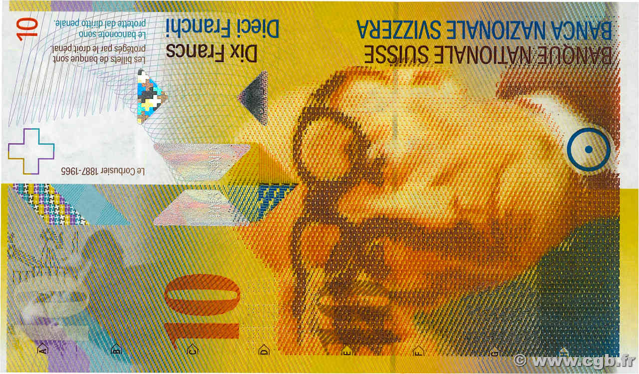 10 Francs SUISSE  2008 P.67c FDC