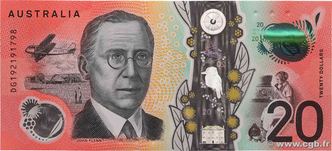 20 Dollars AUSTRALIEN  2019 P.64 ST