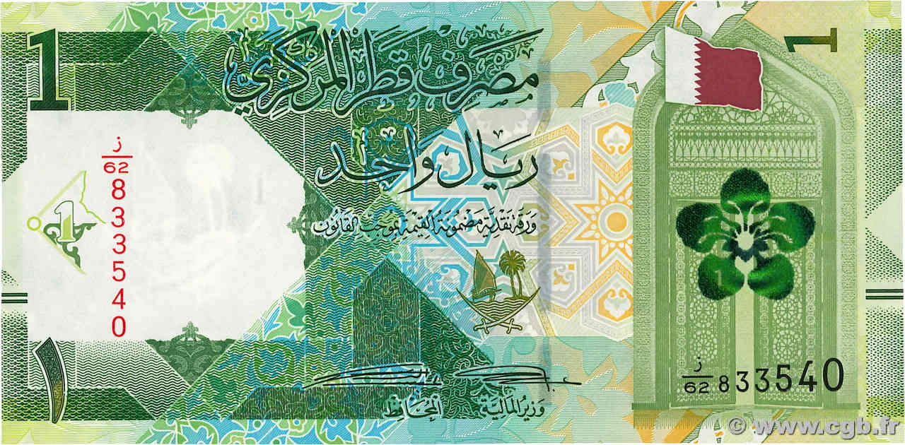 1 Riyal QATAR  2020 P.32  FDC