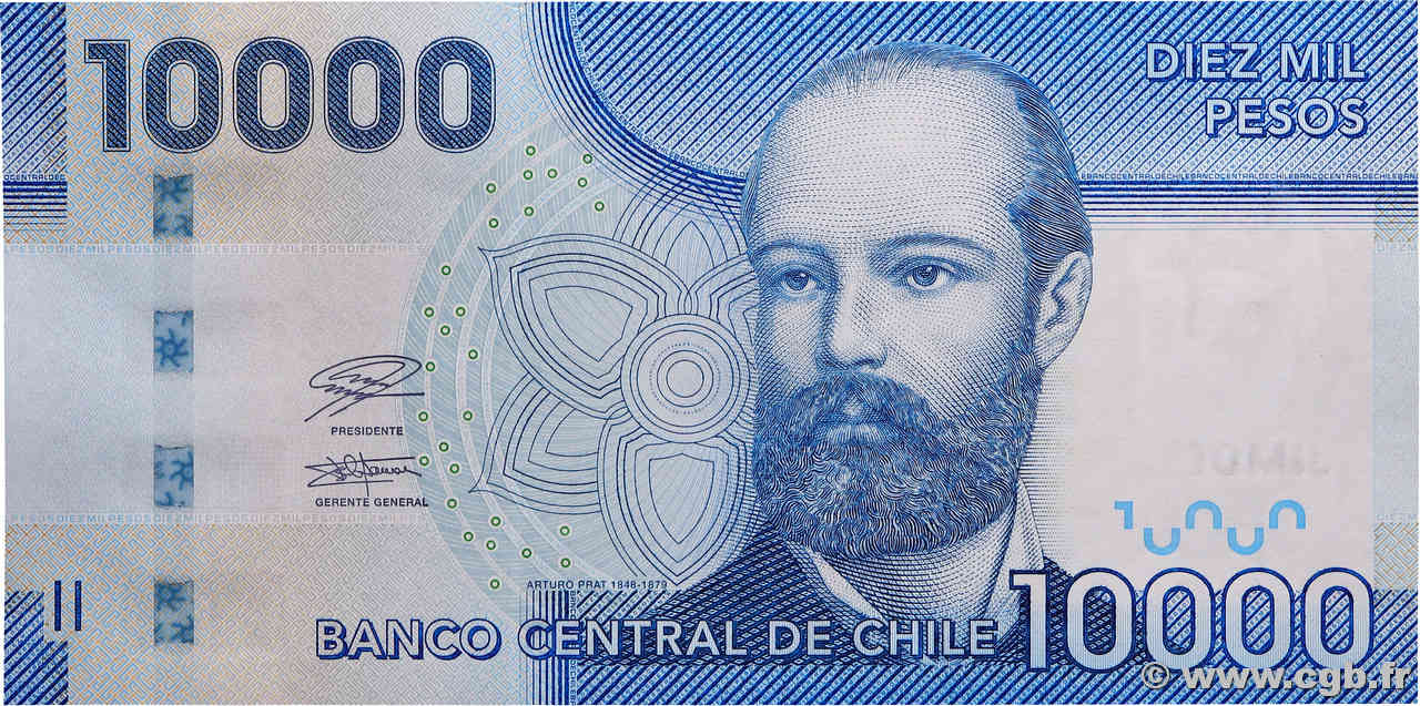 10000 Pesos CHILI  2021 P.164 NEUF