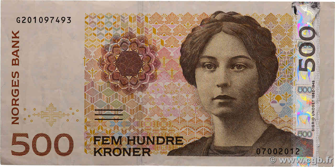 500 Kroner NORVÈGE  2012 P.51f fSS