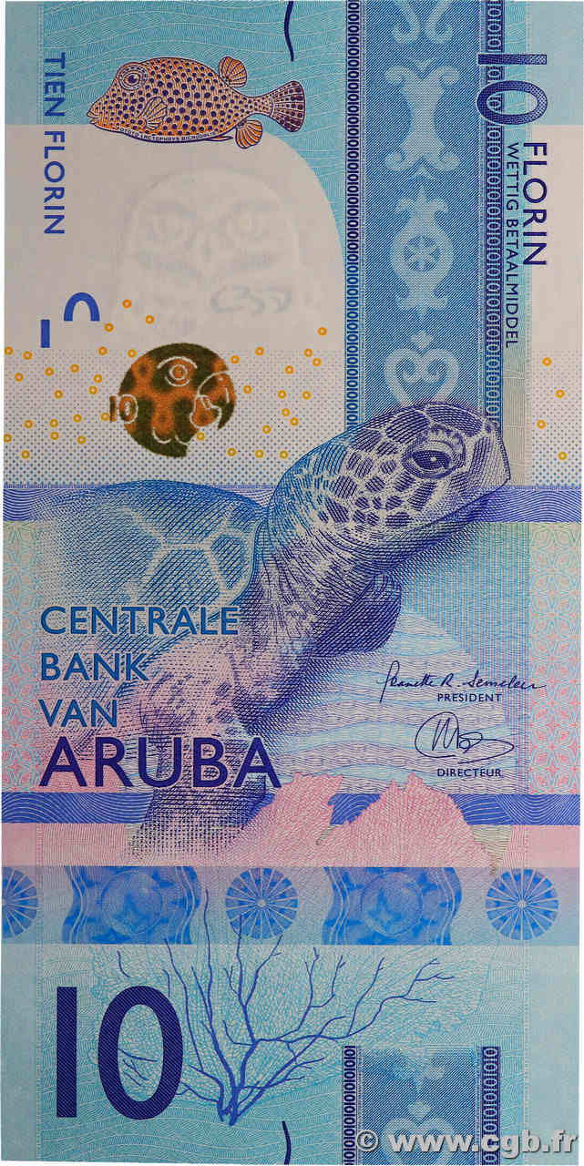 10 Florin ARUBA  2019 P.21 UNC