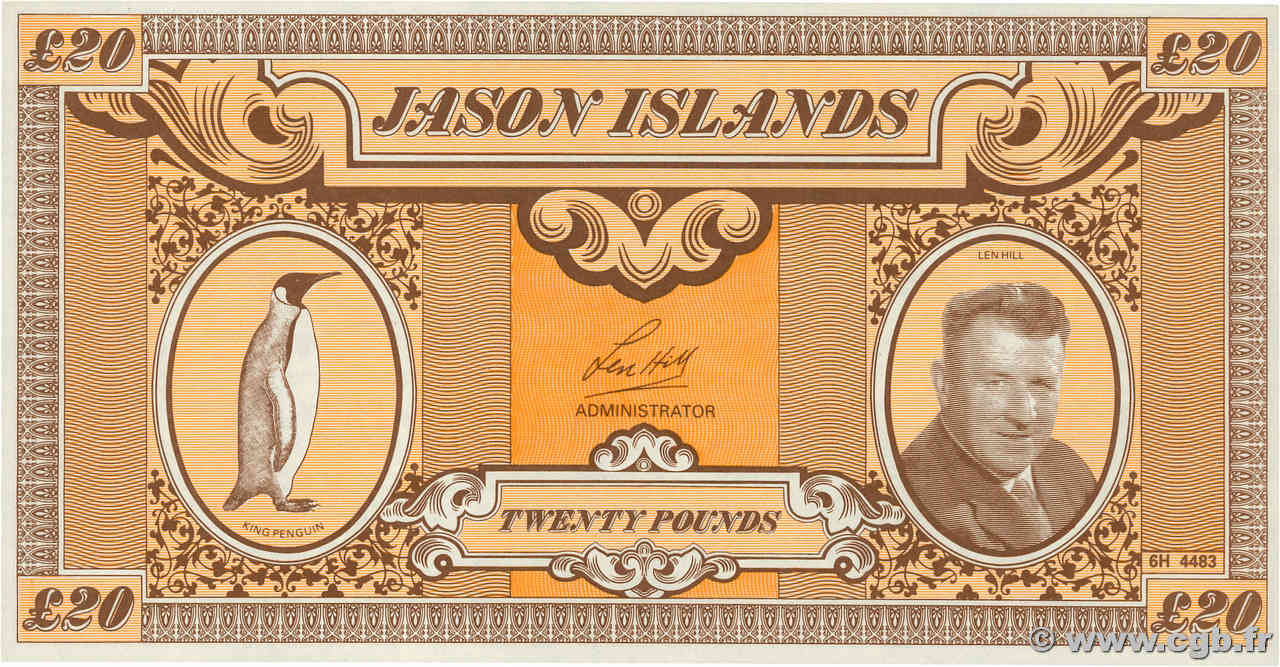 20 Pounds ILES JASON  1978  pr.NEUF