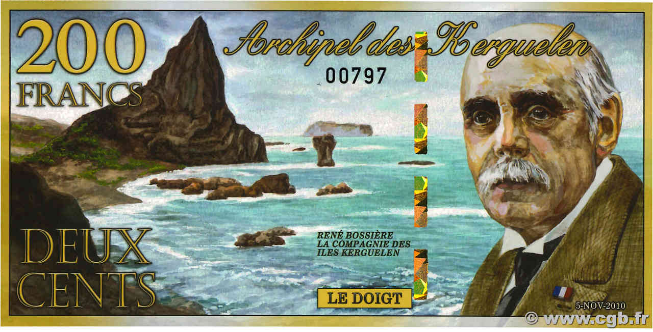 200 Francs KERGUELEN  2010  NEUF