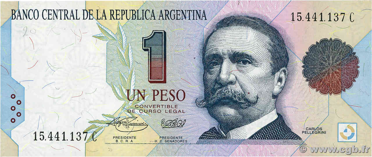 1 Peso ARGENTINE  1993 P.339b NEUF