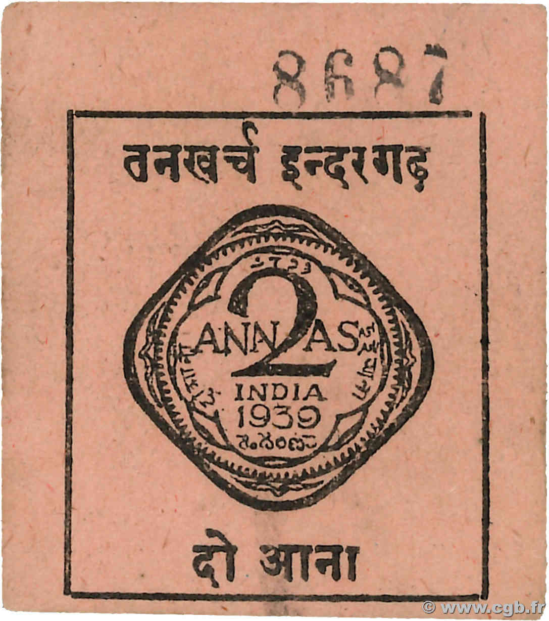2 Annas INDE  1942 PS.283 SPL