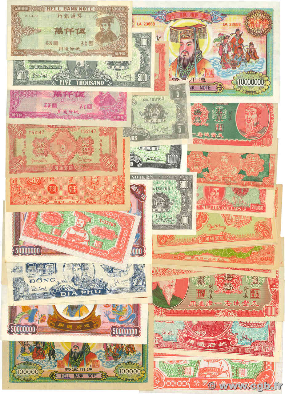 Lot de 30 billets Lot CHINE  1990  pr.NEUF