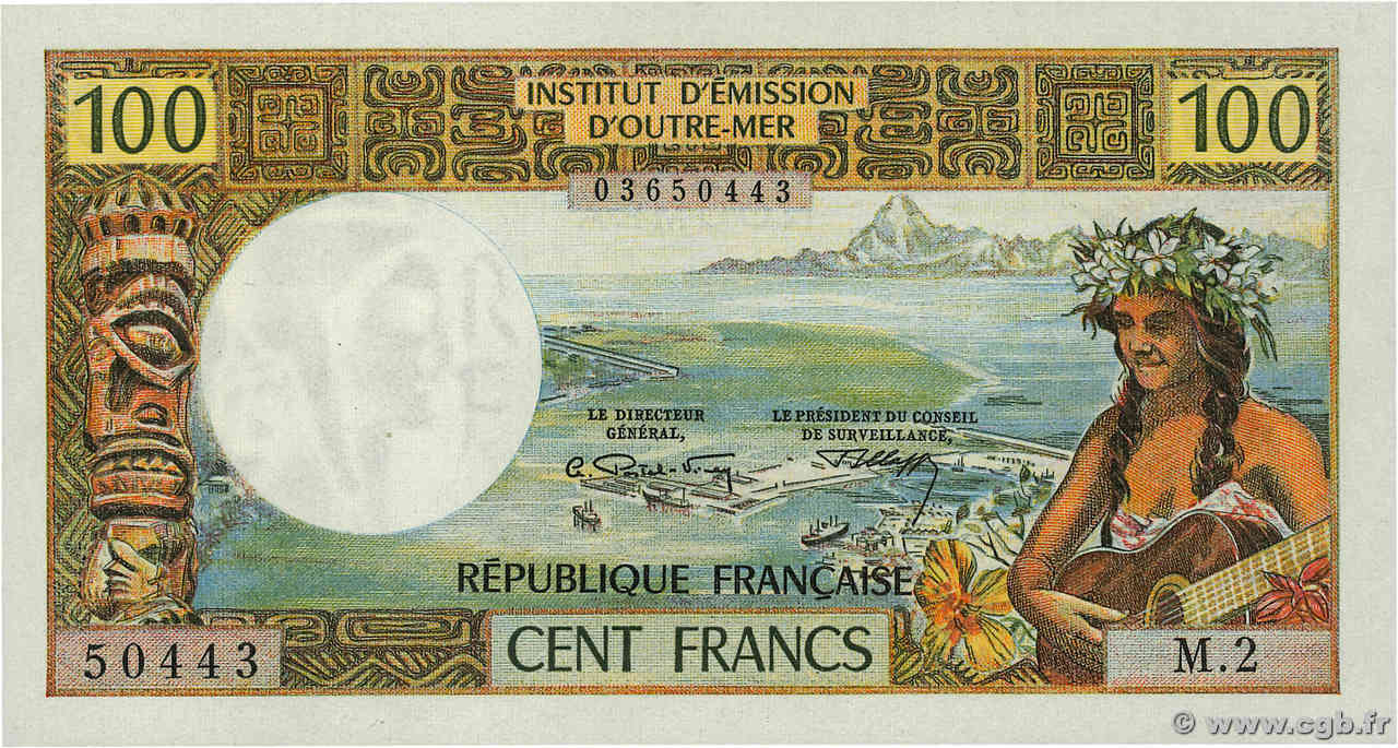 100 Francs NOUVELLE CALÉDONIE  1972 P.63b NEUF