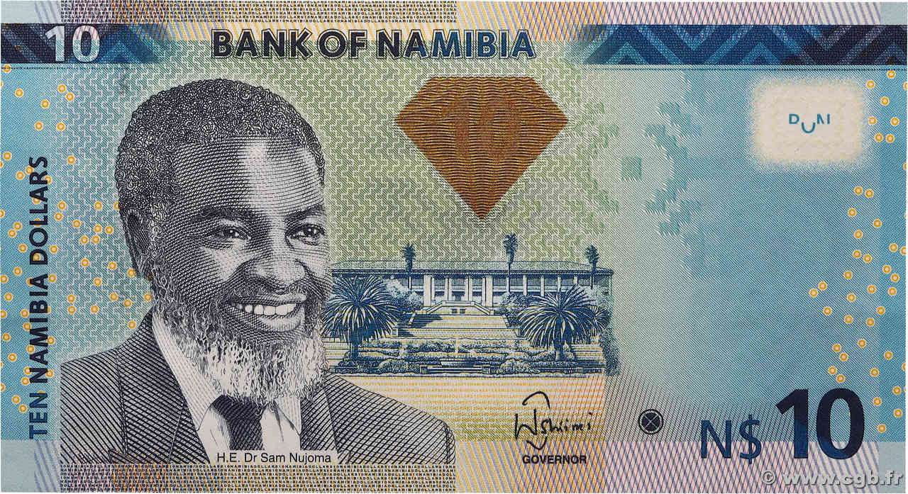 10 Namibia Dollars NAMIBIE  2012 P.11a NEUF