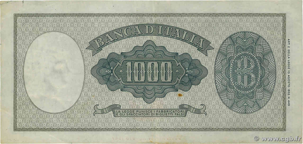 1000 Lire ITALIE  1961 P.088 TTB