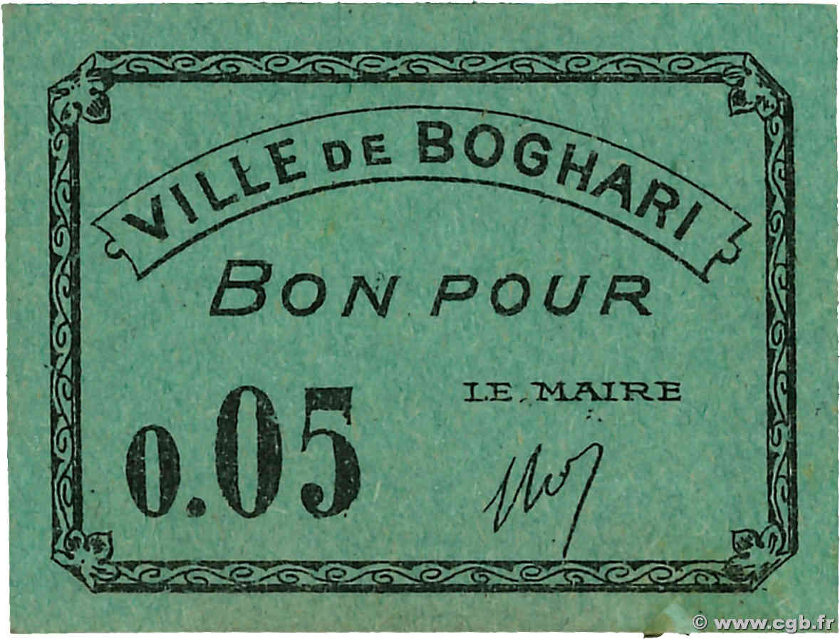 5 Centimes ALGERIA Boghari 1916 JPCV.01 AU