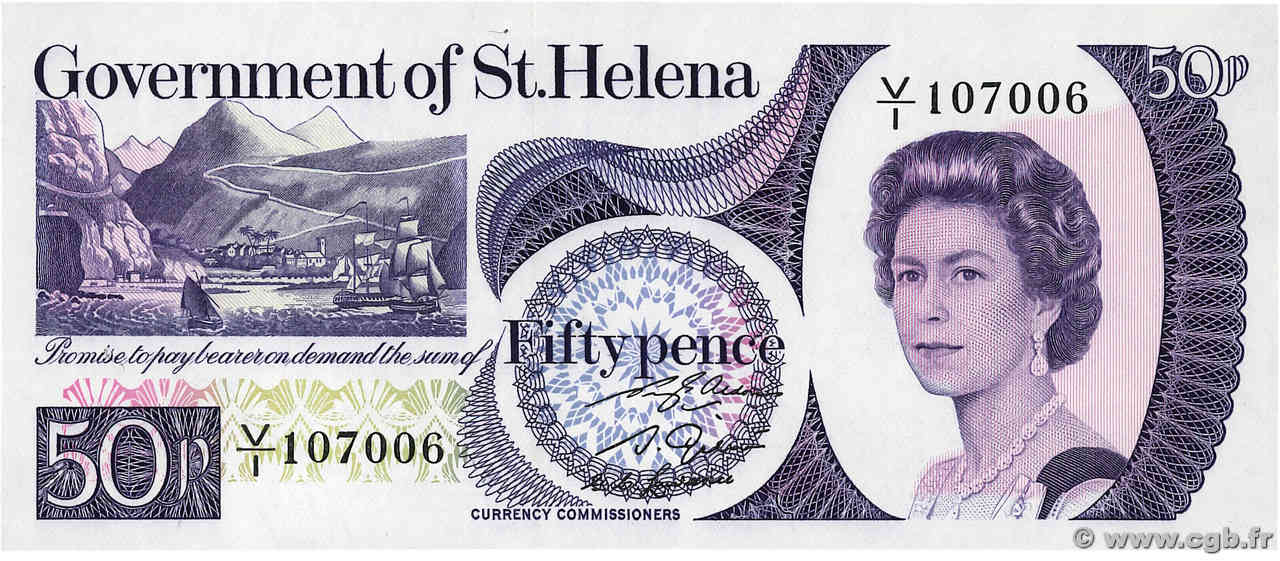 50 Pence ST. HELENA  1979 P.05a ST