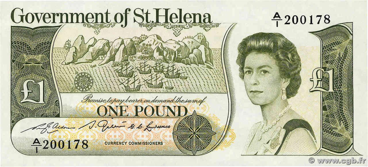 1 Pound ST HELENA  1981 P.09a UNC