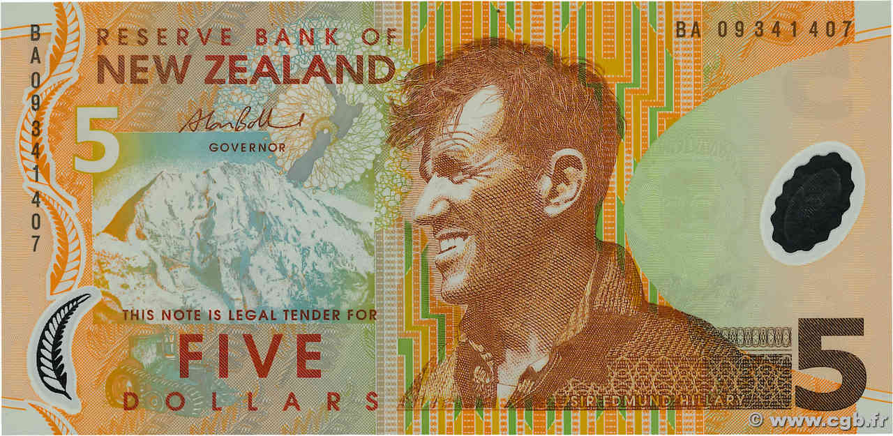 5 Dollars NEUSEELAND
  2005 P.185b ST