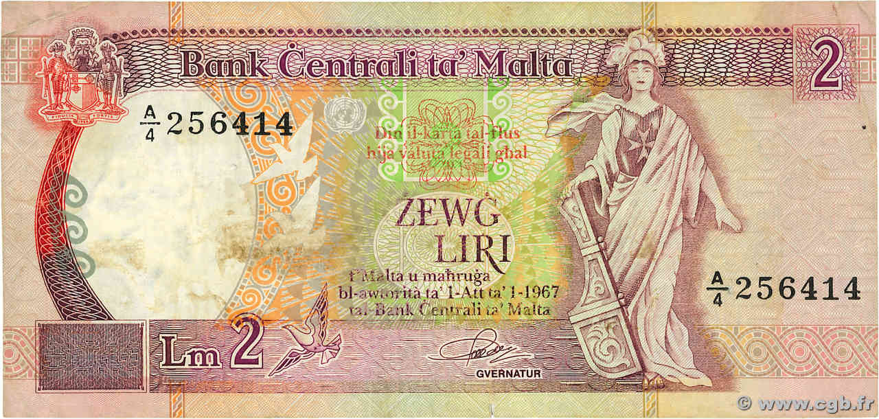 2 Liri MALTA  1989 P.41 F