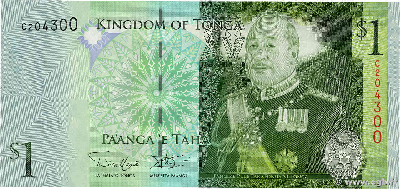 1 Pa anga TONGA  2008 P.37 NEUF