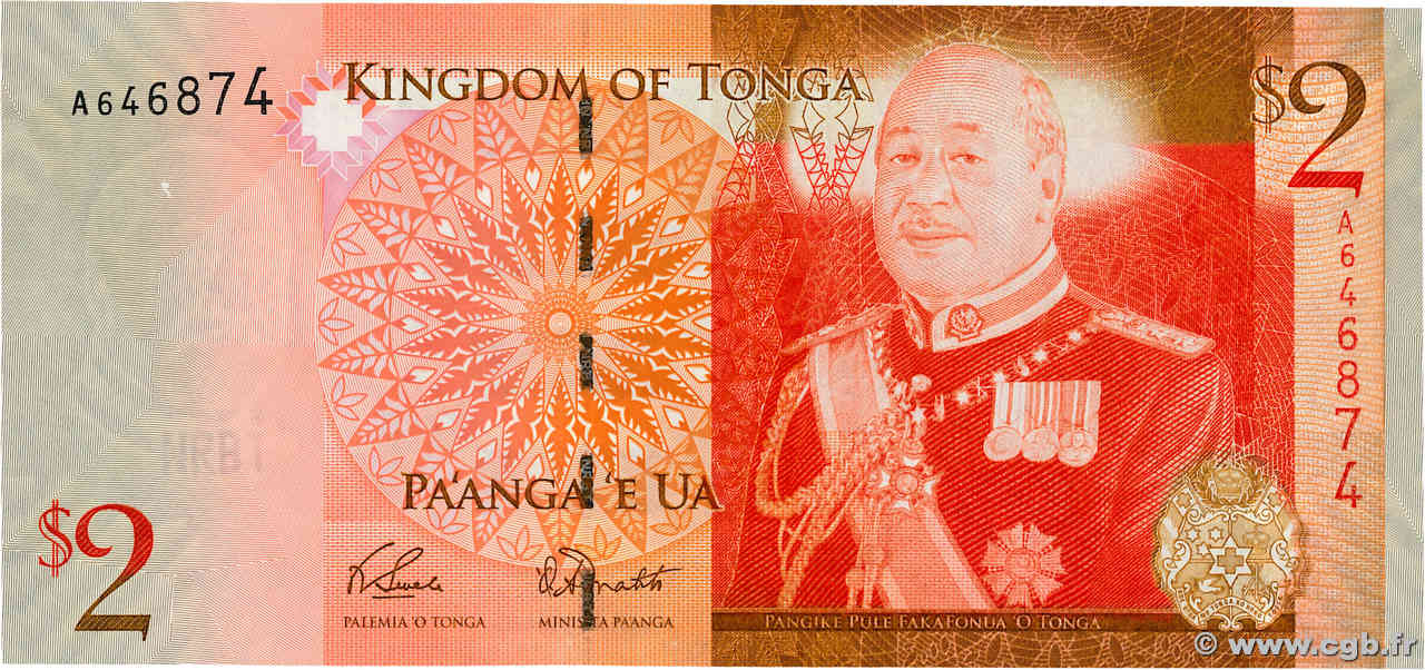 2 Pa anga TONGA  2009 P.38 FDC