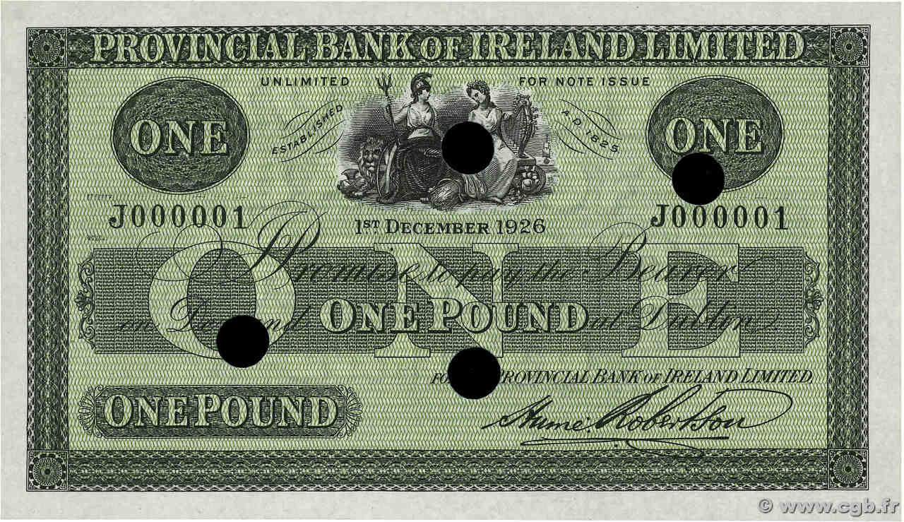 1 Pound Non émis IRLANDA  1926 P.039 q.FDC