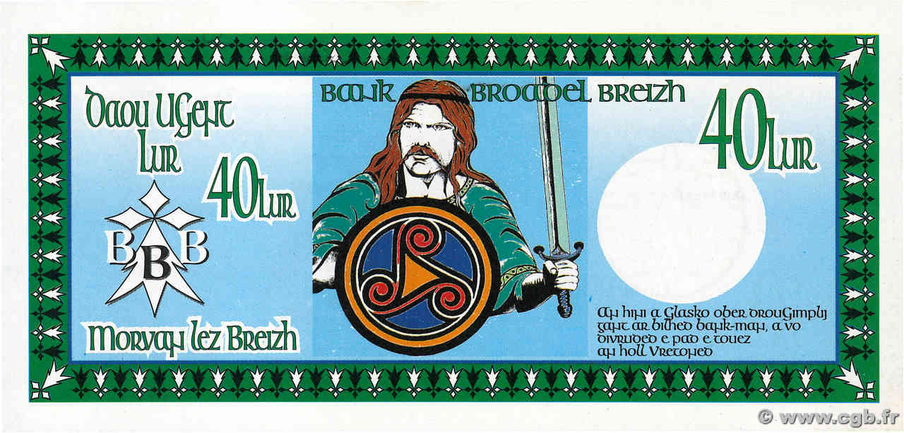40 Lur FRANCE régionalisme et divers  1992  SPL+