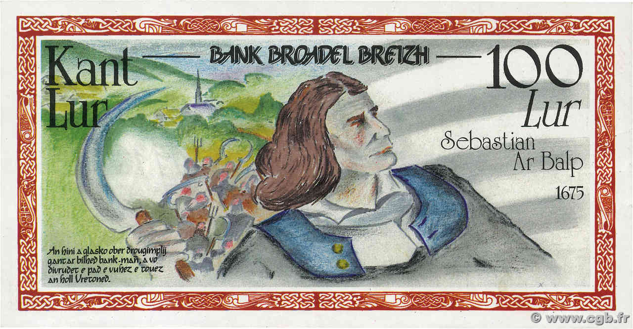 100 Lur FRANCE régionalisme et divers  1995  pr.TTB
