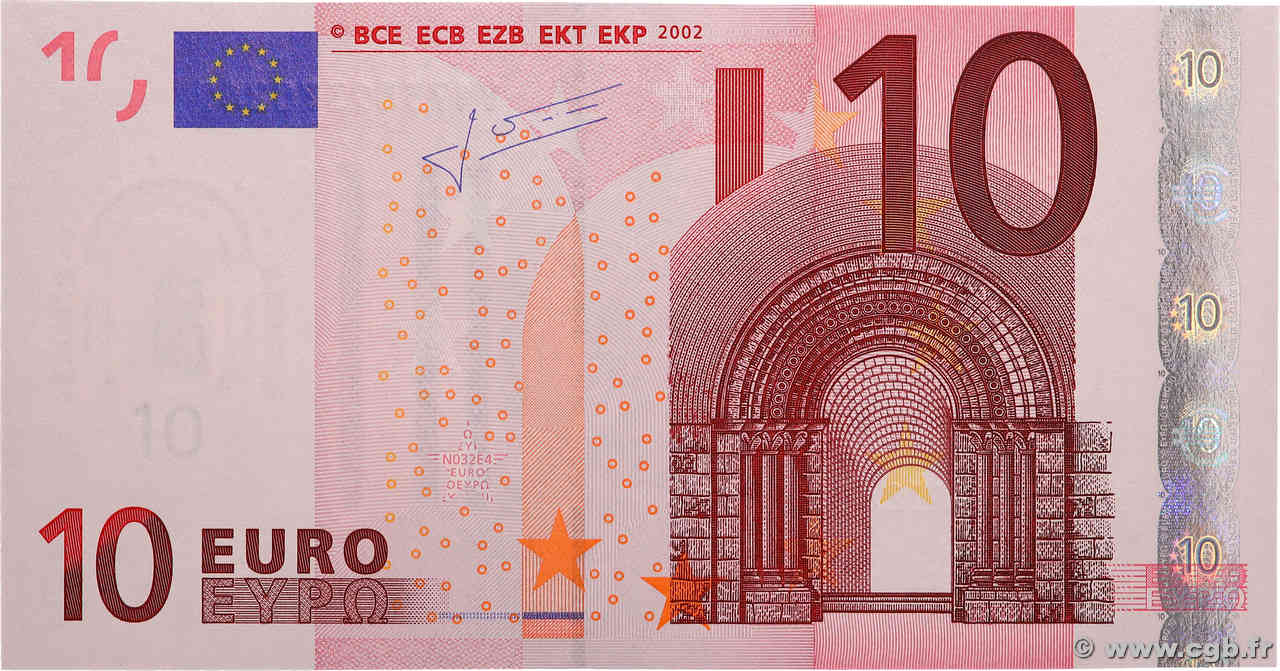 10 Euro EUROPA  2002 P.09y fST