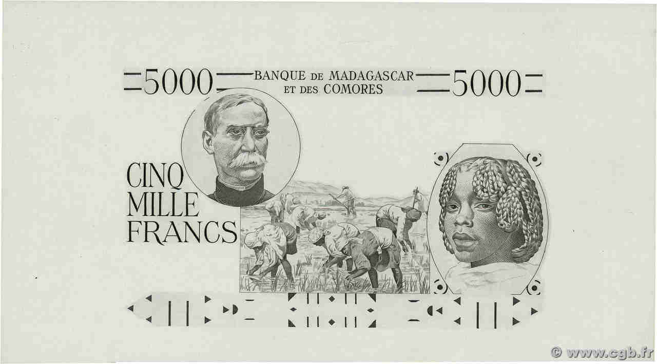 5000 Francs Épreuve MADAGASKAR  1950 P.049E ST