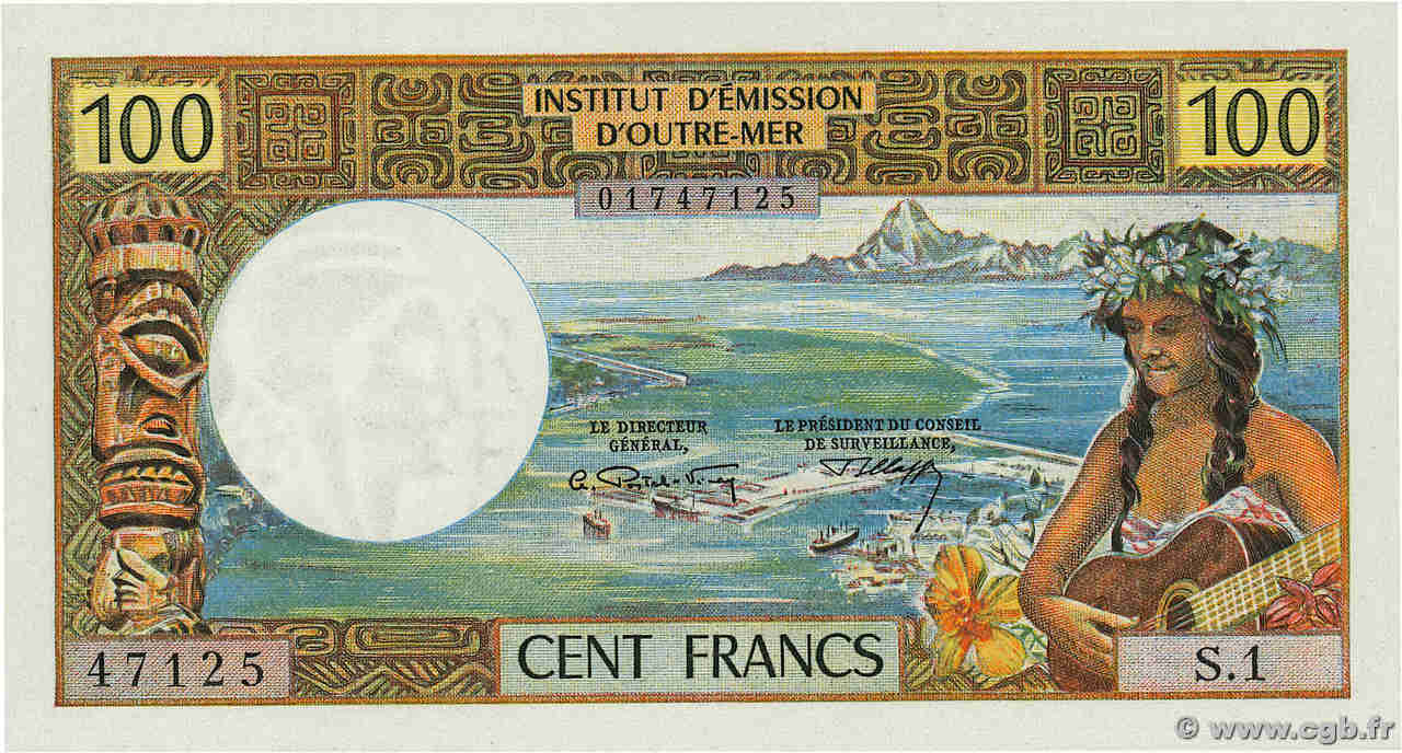 100 Francs NEW CALEDONIA  1969 P.59  UNC