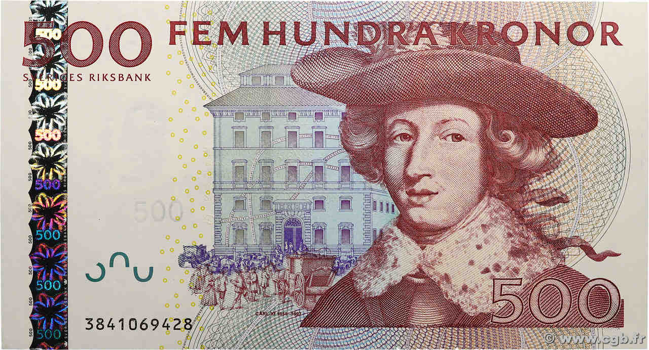 500 Kronor SUÈDE  2003 P.66 pr.NEUF