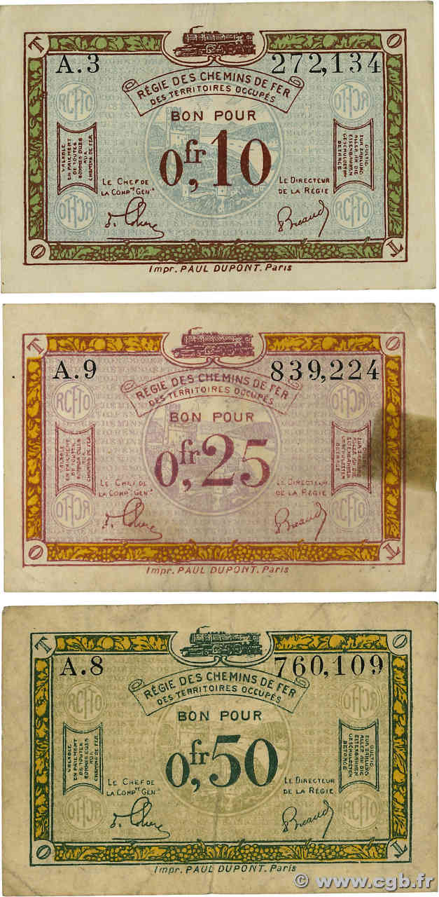 0,10 et 0,50 centimes   Lot FRANCE régionalisme et divers  1923 JP.135.03 à JP.135.04 TTB