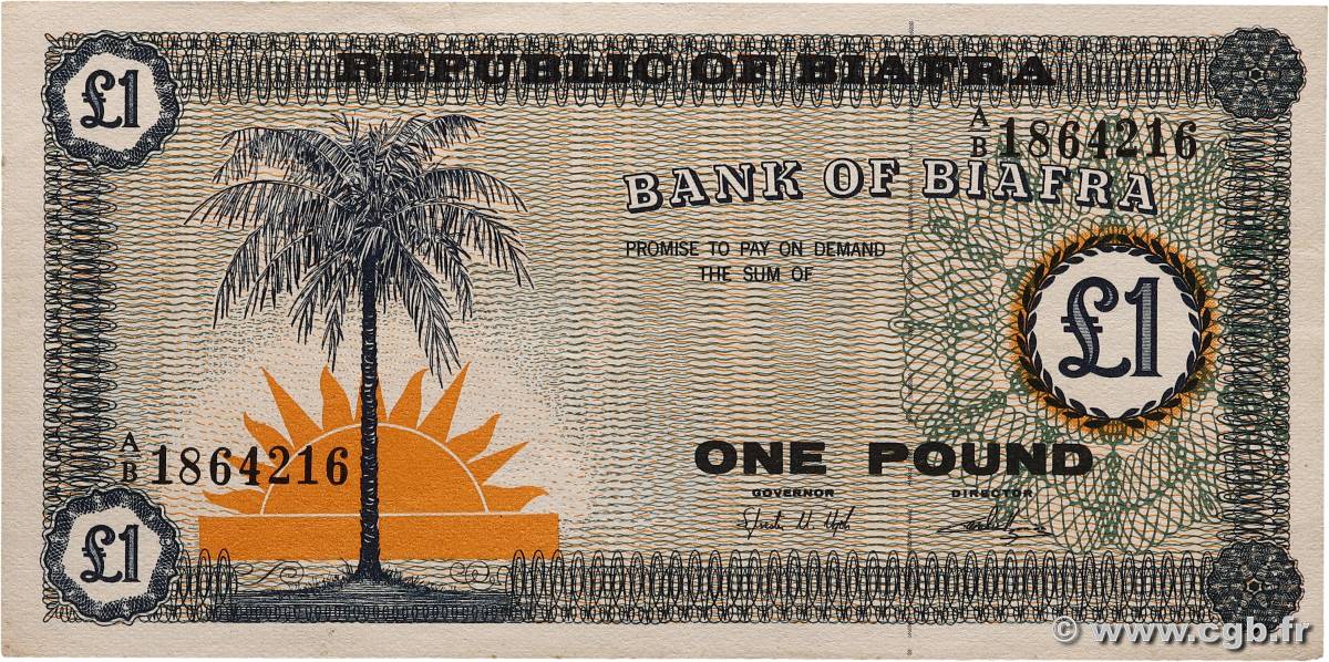 1 Pound BIAFRA  1967 P.02 SPL