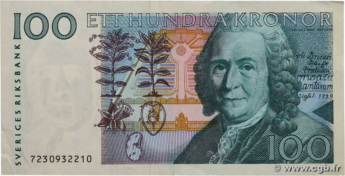 100 Kronor SWEDEN  1986 P.57a VF+