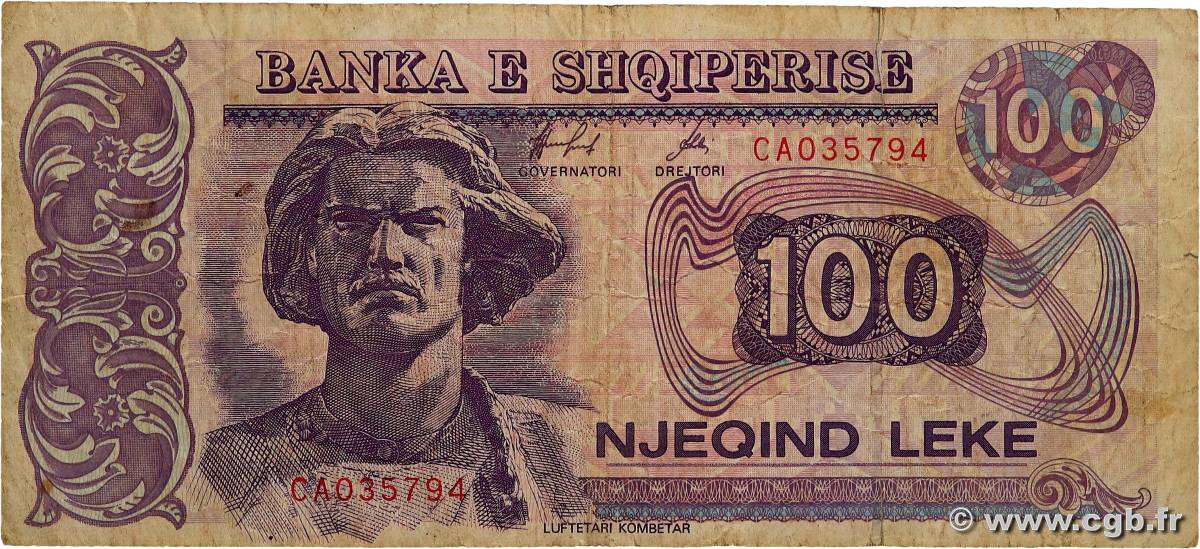 100 Lekë ALBANIE  1996 P.55c pr.TB