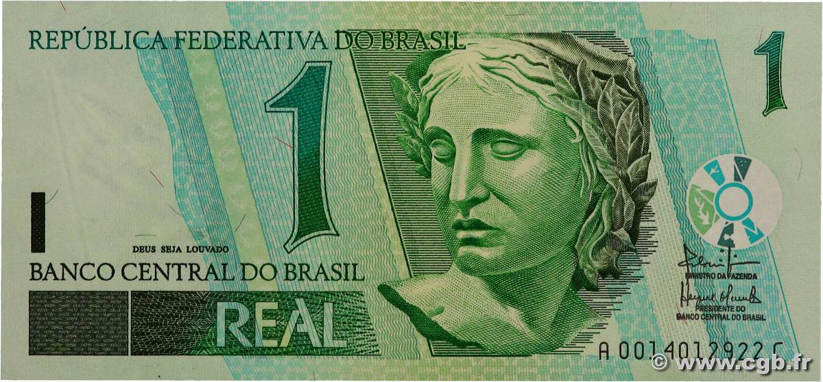 1 Real BRÉSIL  2003 P.251 NEUF