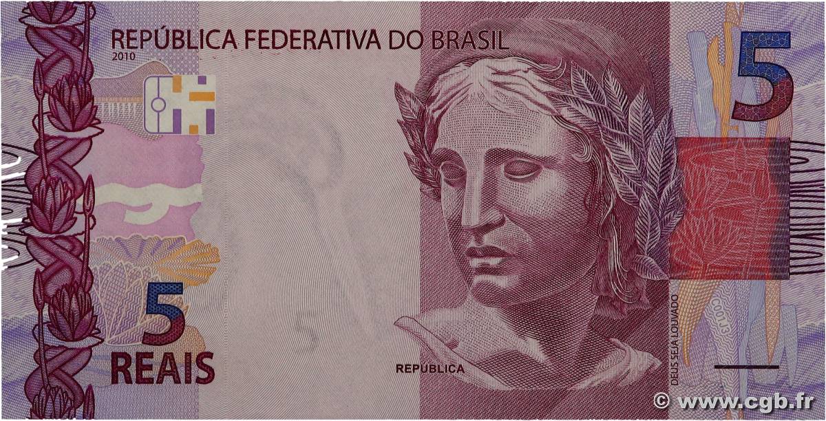 5 Reais BRASIL  2010 P.253a FDC