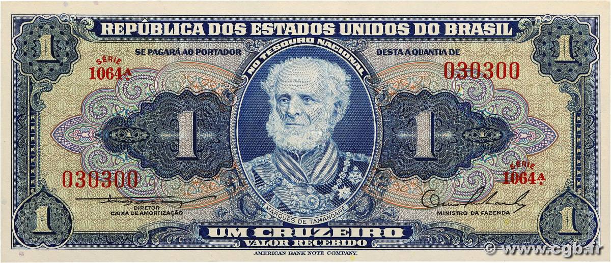 1 Cruzeiro Numéro spécial BRÉSIL  1958 P.150a NEUF