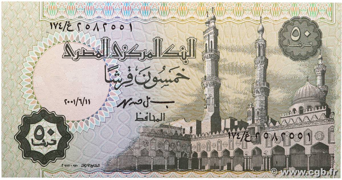 50 Piatres EGYPT  2001 P.062h UNC