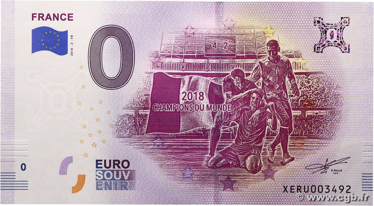 0 Euro FRANCE régionalisme et divers  2018 P.- NEUF