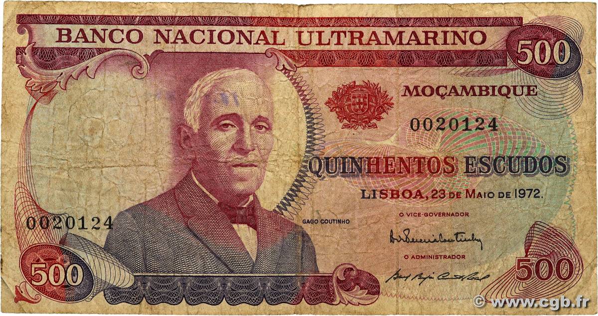 500 Escudos MOZAMBIQUE  1972 P.114 B