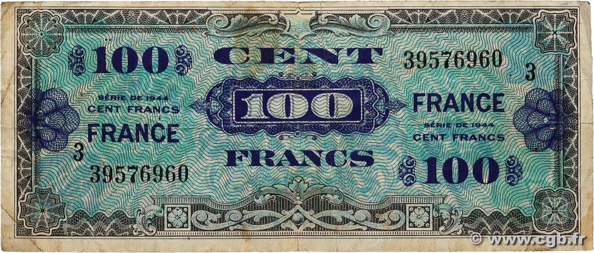 100 Francs FRANCE FRANCIA  1945 VF.25.03 MB