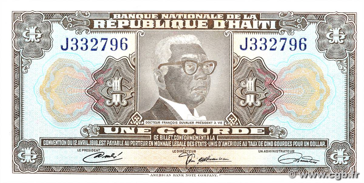 1 Gourde HAÏTI  1979 P.200 AU-